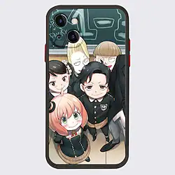 Spy x Family Anime Phone Case For Apple iPhone 14 Pro Max 13 12 11 Pro Max Mini X XR XS 8 7 Plus Unique Design Protective Case Dustproof Shockproof Back Cover TPU Lightinthebox