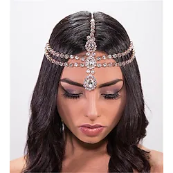 Charleston Retro Vintage Roaring 20s 1920s The Great Gatsby Headpiece Beaded Cap Women's Costume Vintage Cosplay Casual Daily Headwear Masquerade Lightinthebox