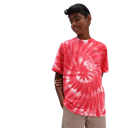 Vans Boys Burst Tie Dye Kids T-Shirt - Chilli Pepper Tie Dye