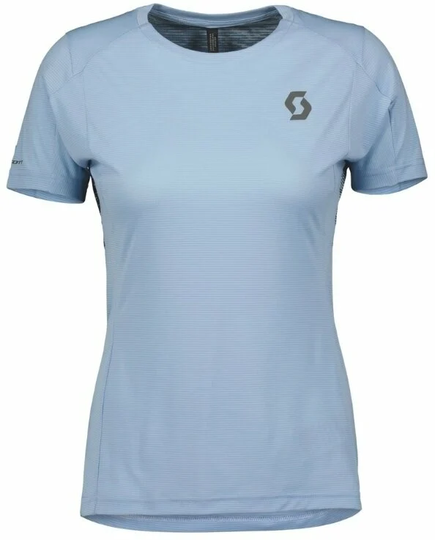 Scott Trail Run SS Womens Shirt Glace Blue XS