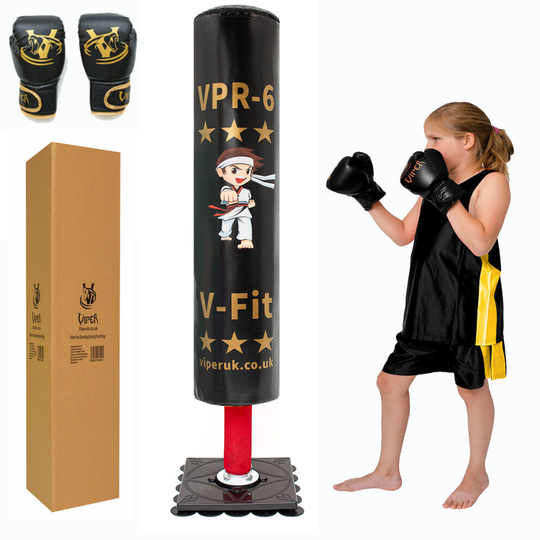 Viper Children Free Standing Boxing Punching Bag Stand For Kids Target Heavy Duty Punch Bags Kickboxing MMA