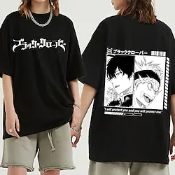 Inspired by Black Clover Asta T-shirt Cartoon Manga Anime Harajuku Graphic Kawaii T-shirt For Men's Women's Unisex Adults' Hot Stamping 100% Polyester Lightinthebox
