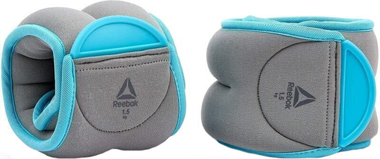 Reebok Ankle Weights Grey-Blue 1,5 kg