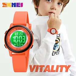 SKMEI Boys Girls Sport Kids Watch Colorful Led Children Digital Watch Cartoon Waterproof Calendar Chronograph Alarm Clock Silicone Wristwatches Lightinthebox
