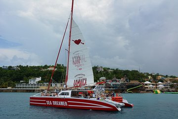 Negril Catamaran Adults Only Cruise, Snorkeling and Rick's Cafe from Negril