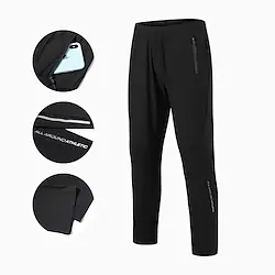 Men's Cycling Pants Bike Pants / Trousers Bottoms Loose Fit Mountain Bike MTB Road Bike Cycling Sports Breathable Quick Dry Soft Reflective Strips Black Spandex Clothing Apparel Bike Wear Lightinthebox