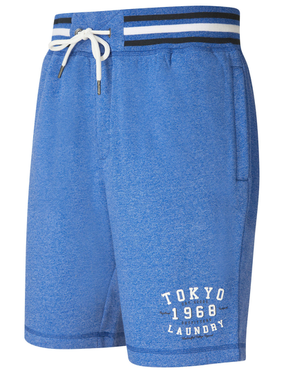 Jogger Shorts Prog Motif Brushback Fleece Grindle Jogger Shorts in Light Blue -Tokyo Laundry / S - Tokyo Laundry