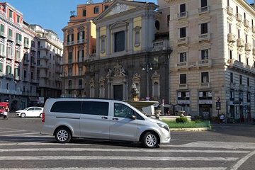 Private Transfer to Naples by Luxury Mercedes Van & English Speaking Driver