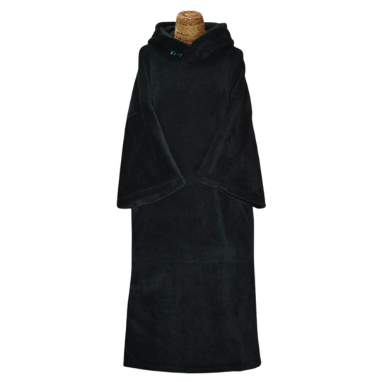TLS Tools Microfibre Poncho Beach Robe - Black