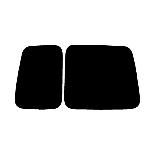 (5% Limo) Pre cut window tint - VW Caddy Van - 2003 to 2014 - Rear windows