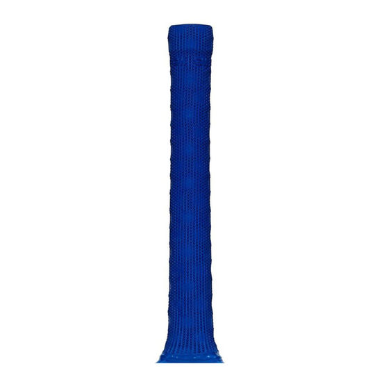 (Blue) Gunn & Moore GM HEX Cricket Bat Replacement Grip Lightweight Enhanced - Single
