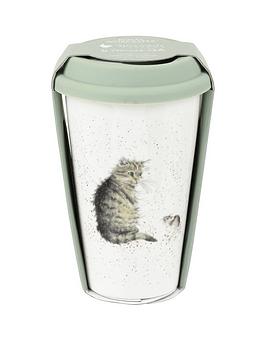 Royal Worcester Travel Mug &Ndash; Cat