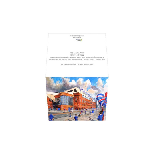 (A5 (14x21cm)) Ibrox Stadium Fine Art - Rangers Football Club (Greeting Cards)