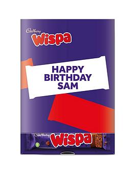 Cadbury Personalised Happy Birthday Cadbury Wispa Favourites Box - 720 Grams, One Colour, Women