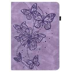 Tablet Case Cover For Samsung Galaxy Tab S8 S7 A8 A7 Lite S6 Lite A 8.0 Card Holder Handle with Stand Embossed Butterfly TPU PU Leather Lightinthebox