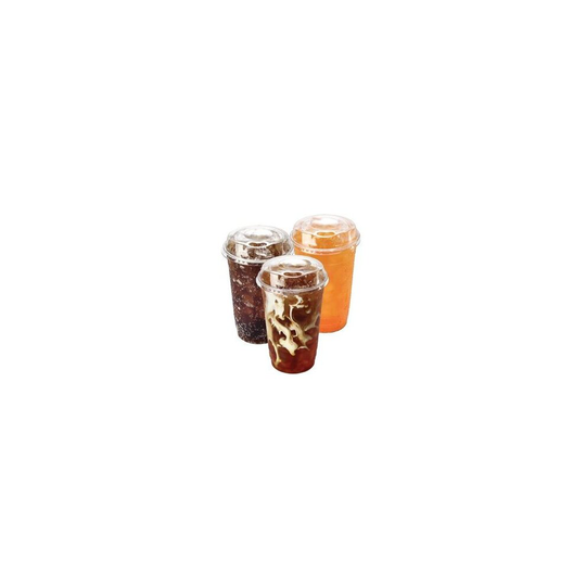 (Box of 1000) Recyclable Takeaway cups with sip thru lids 400ml