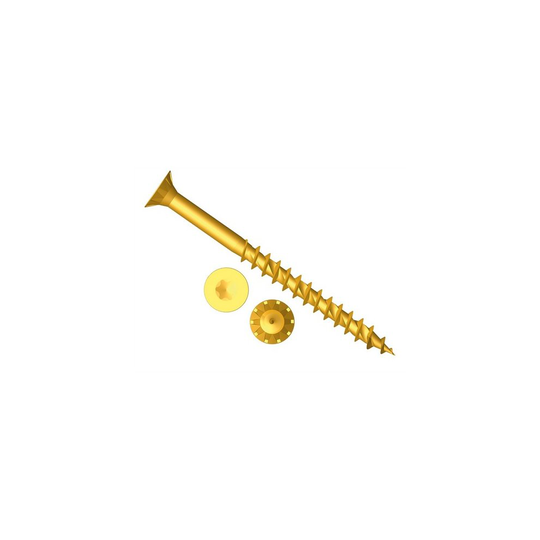 Forge FFT4540Y ForgeFast Torx Compatible Elite Performance Wood Screw ZY 4.5 x 40mm Box of 200