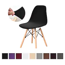 Shell Chair Cover Mid Century Modern Style for Kitchen Dining Room Chair Slipcovers Dining Chair Cover Parson Chair Slipcover Stretch Chair Covers for Dining Room Lightinthebox