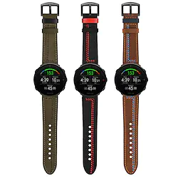 22mm Leather Watch Band for Polar Vantage M / Grit X Replaceable Bracelet Wrist Strap Wristband Lightinthebox