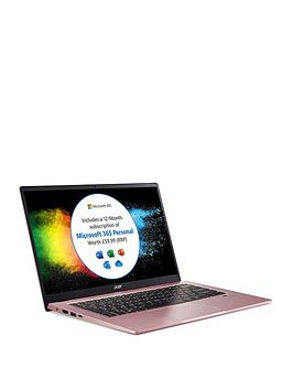 Acer Swift 1 Sf114-34 Laptop - 14In Fhd, Intel Pentium, 4Gb Ram, 128Gb Ssd, Microsoft 365 Personal Included (12 Months), - Laptop + Norton 360 1 Year