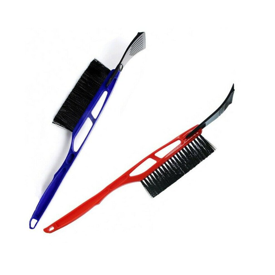 Windscreen Snow Brush With Ice Scraper Long Reach Handle Car Van Lorry