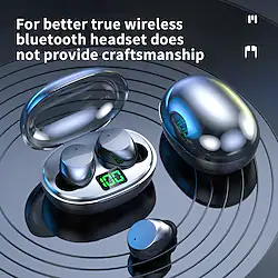 NIA K20 True Wireless Headphones TWS Earbuds In Ear Bluetooth 5.3 Stereo with Microphone with Volume Control for Apple Samsung Huawei Xiaomi MI Gym Workout Running Everyday Use Mobile Phone Gaming Lightinthebox