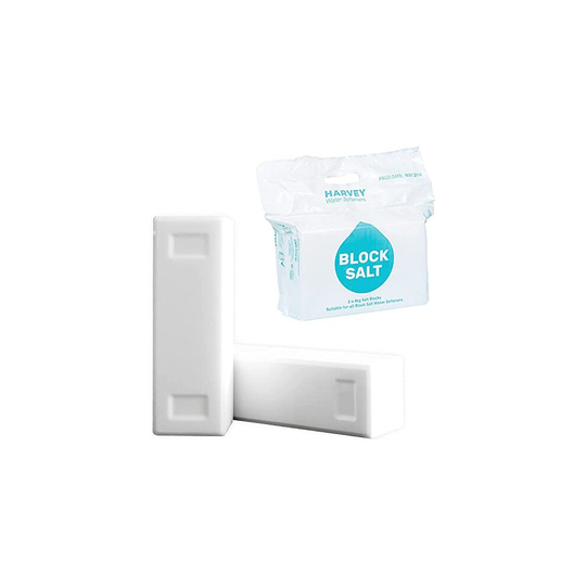 Harvey Block Salt for Water Softeners, Original Pure Grade A Food Quality Salt - 3 Packs, Boxed (each pack contains 2 salt blocks - 6 blocks in