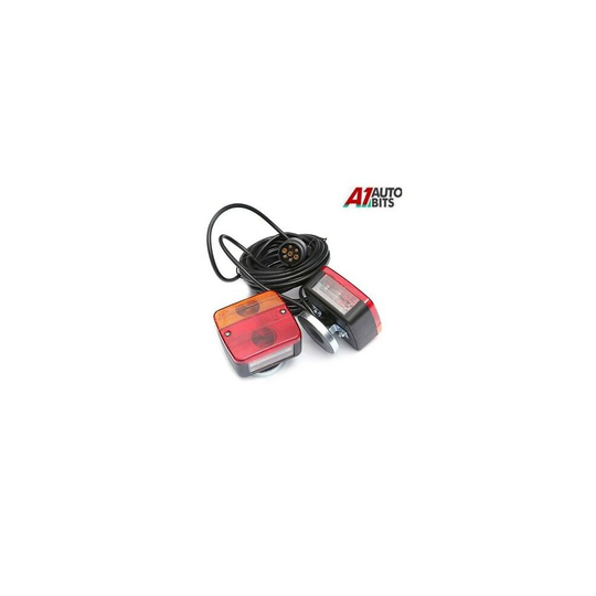 Pre Wired Trailer Van Rear Towing Light Board Lights Lamps + 7.5m Cable With E4