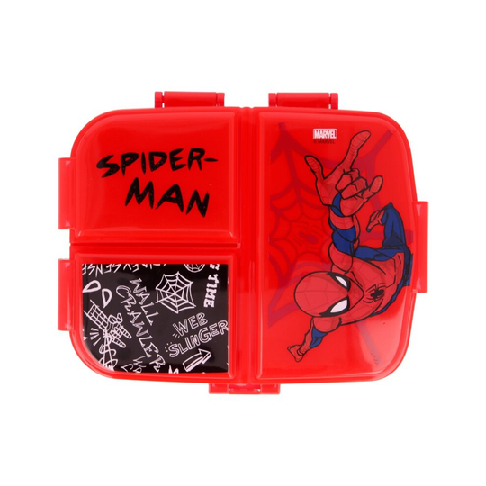 Latest 2021 Spiderman XL size School Lunch Box 3-Compartments
