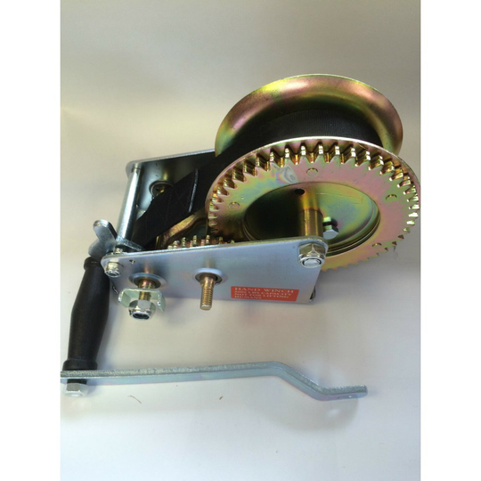 2000lb Hand Boat Strap Puller Winch with 8m Webbing Strap