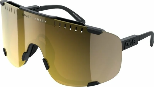 POC Devour Uranium Black/Clarity Road Gold