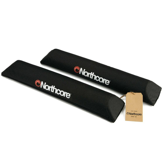 Northcore Aero Roof Bar Pads Black O/S (one size)