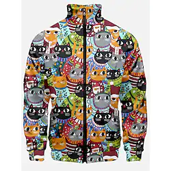 Cat Masquerade Men's Christmas Christmas Christmas Eve Adults' Party Christmas Polyester Top Lightinthebox