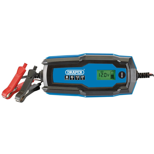 Draper 6V/12V Smart Charger and Battery Maintainer (6A) [BCI6]