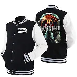 Inspired by Chainsaw Man Power Hayakawa Aki Outerwear Anime Printing Coat For Men's Women's Unisex Adults' Hot Stamping Polyster Lightinthebox