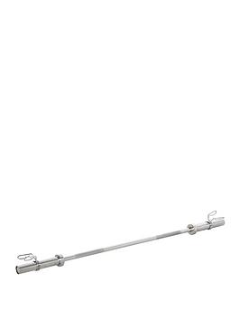 Homcom Steel Weight Lifting Barbell Bar Anti-Slip Hand Grip For Home Office Gym Fitness