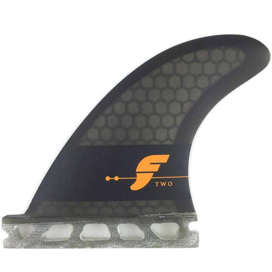 Futures F2 Honeycomb X-Small Grom Surfboard Fins in Black
