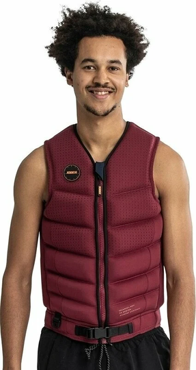 Jobe Fragment Vest Men Burgundy Red M