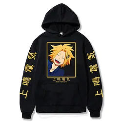 Inspired by My Hero Academia / Boku No Hero Kaminari Denki Cartoon Manga Back To School Print Harajuku Graphic Kawaii Hoodie For Men's Women's Adults' Hot Stamping Polyster Lightinthebox