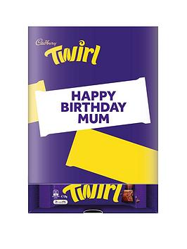 Cadbury Personalised Happy Birthday Mum Cadbury Twirl Favourites Box - 860 Grams, One Colour, Women