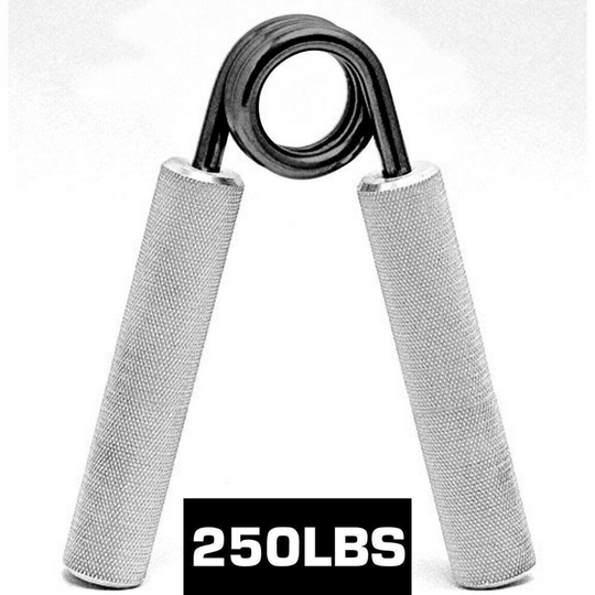 Chrome Hand Grips 250Lbs Silver