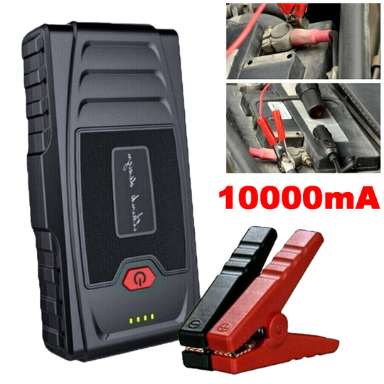 10000Mah Car Jump Starter 12V Battery Booster Charger Power Pack Bank