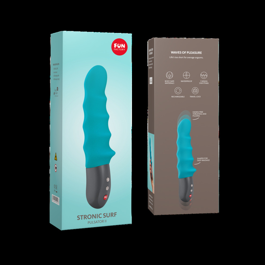 Fun Factory Stronic Surf Pulsator | Silicone Vibrator G Spot Clitoral Dildo Toy