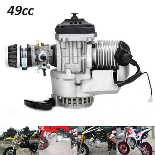 49cc MiniMoto Pullstart Engine Dirt Bike Quad Dirt Race Motard Mini M
