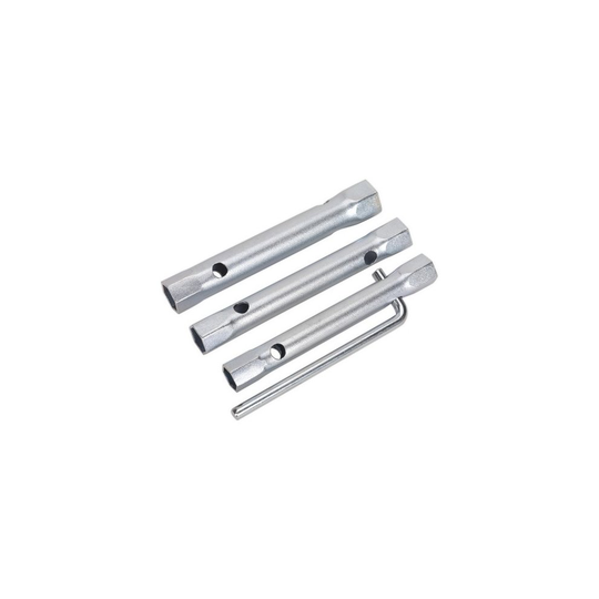 Sealey MS165 Spark Plug Box Spanner Set 3pc Long Reach Double End