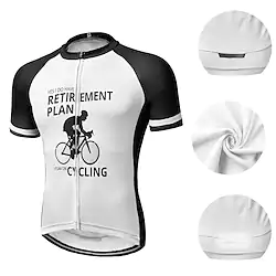21Grams Men's Cycling Jersey Short Sleeve Bike Jersey Top with 3 Rear Pockets Mountain Bike MTB Road Bike Cycling Triathlon Breathable Quick Dry Reflective Strips Back Pocket Green Blue Orange Lightinthebox