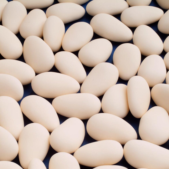 (Ivory) Sugared Almonds - 1kg Box Traditional Sweet Favours