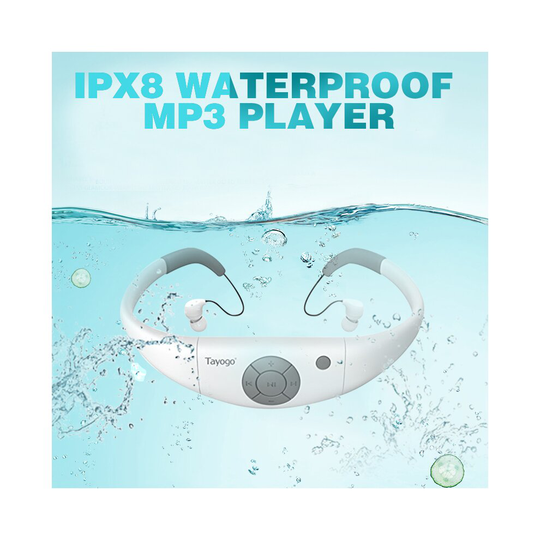 Waterproof MP3 Player Swimming 8GB Headphone