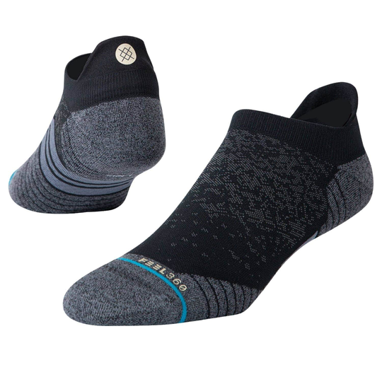 Stance Run Tab ST Ankle Socks - Black