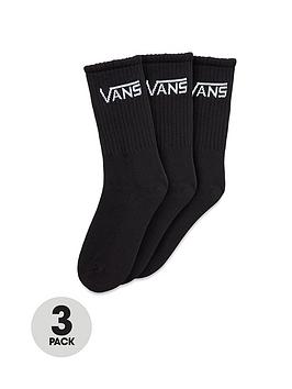 Vans Classic Crew Boys (1-6, 3Pk) - Black